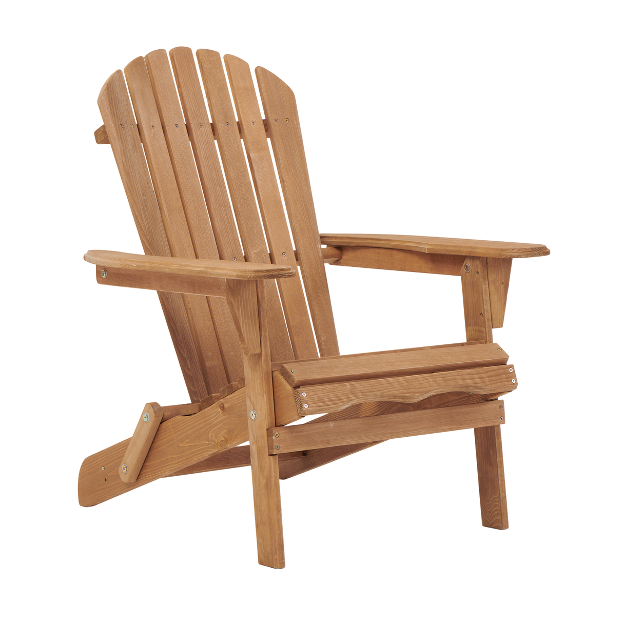 Outdoor Wooden Folding Adirondack Chair Set of 2