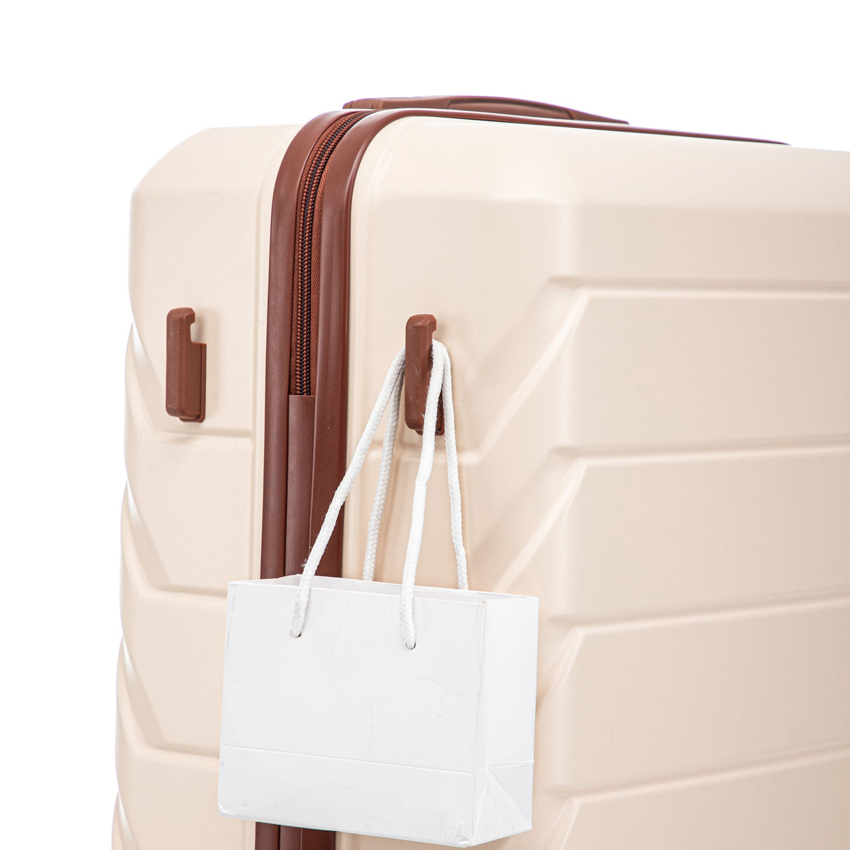 Set 3PCs 20'/24'/28' ABS Spinner Wheel Luggage - Beige