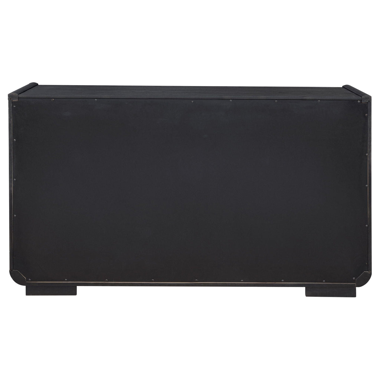 Leandro 2-drawer Dining Sideboard Server Burnished Black