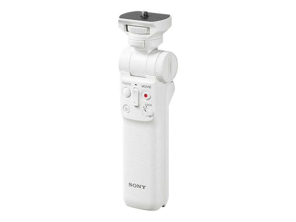 Certified Refurbished - Sony - GPVPT2BT/W Wireless Bluetooth Shooting Grip and Tripod - White