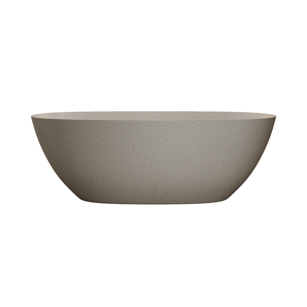 61'' Freestanding Bathtub with Overflow and Pop-up Drain