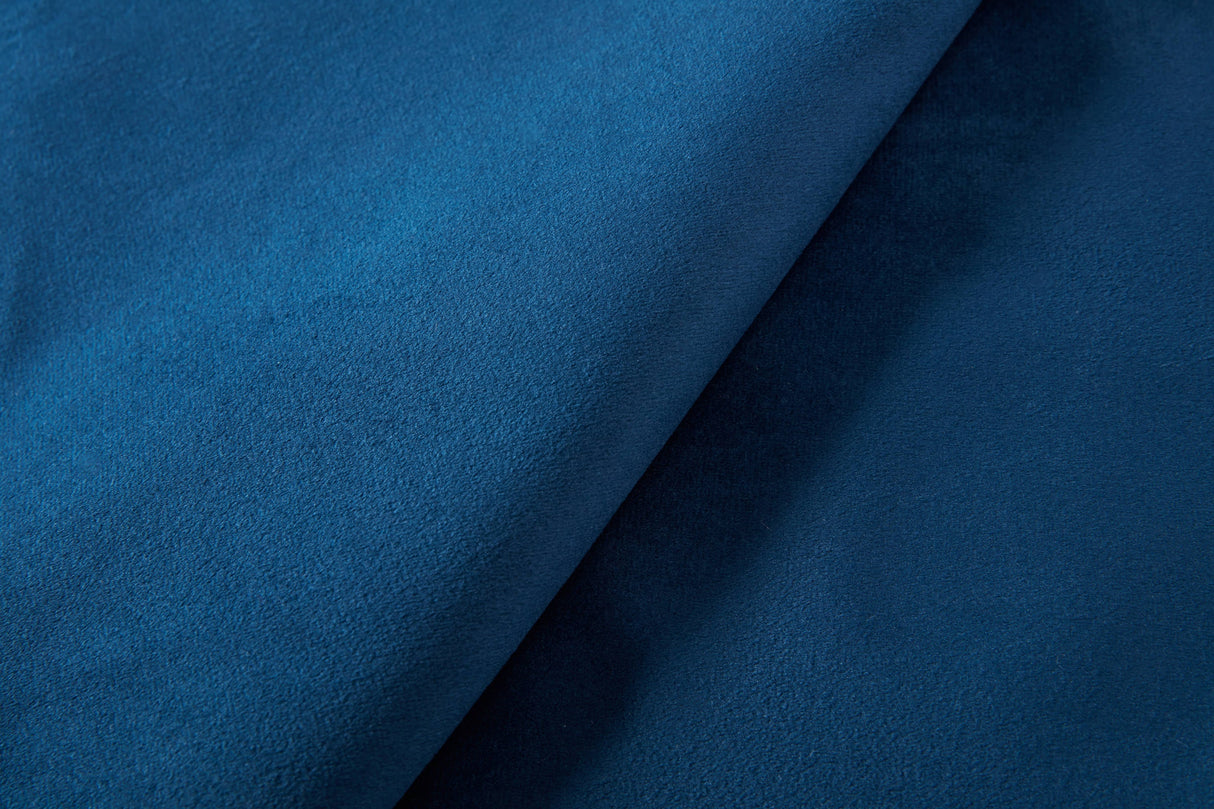 Peyton Upholstered Queen Bed with Blue Velvet