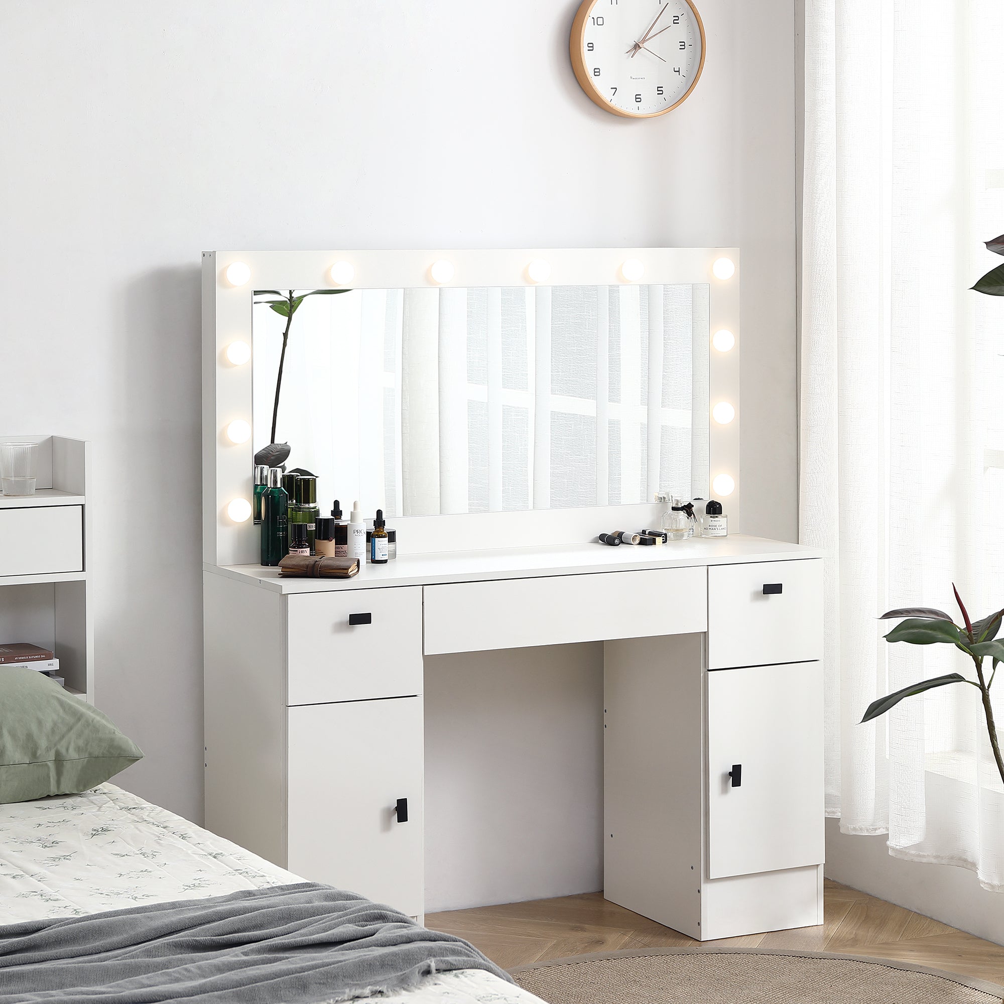 Vanity-table-with-lighted-mirror,-vanity-desk-with-3-drawers-and-storage-cabinet,3-color-lighting-modes-adjustable-brightness,-white-color-VANITY