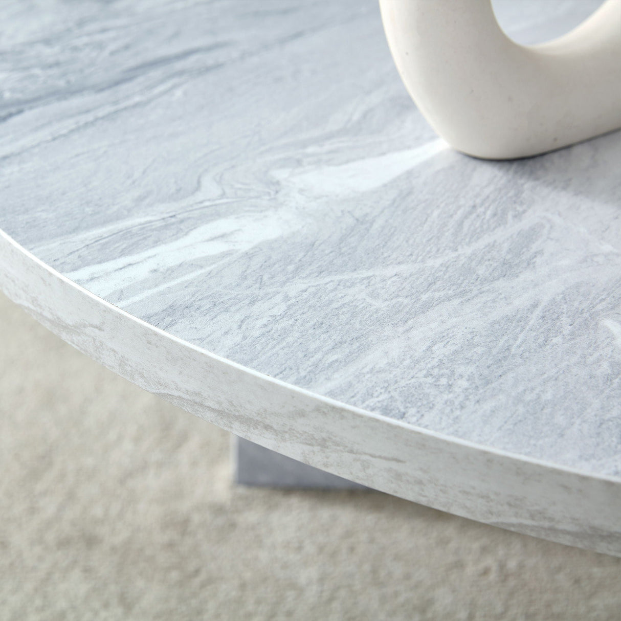 Versatile Round Coffee Table For Various Interior Styles