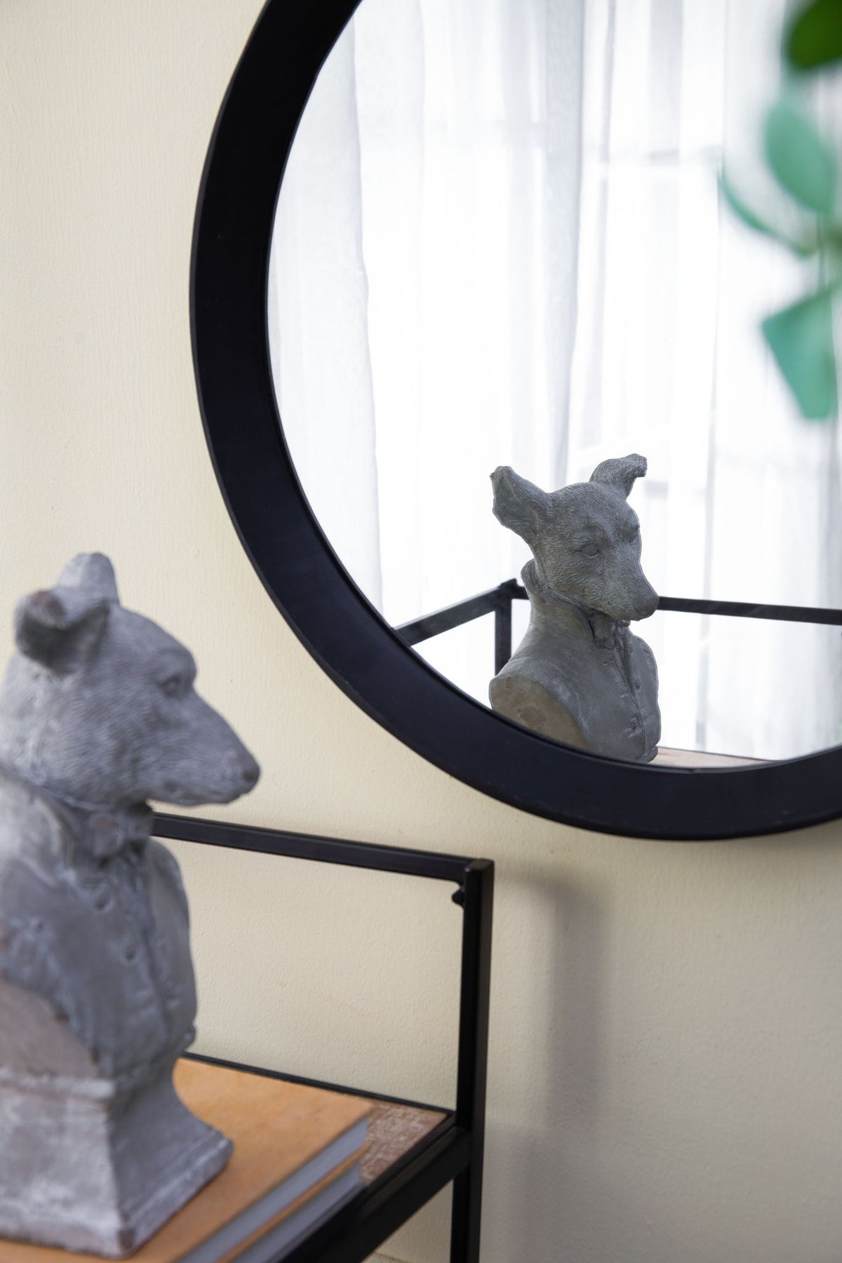 Transitional Decor Style Wall Mirror Decor With Frame For Bathroom