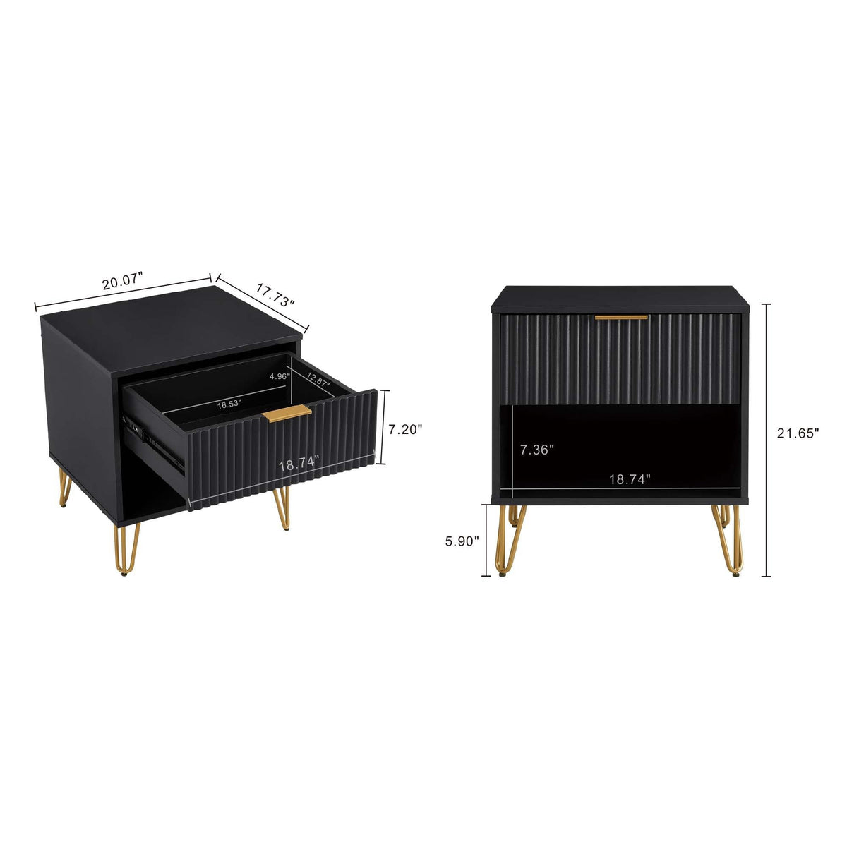 Dumbo - Modern Nightstand