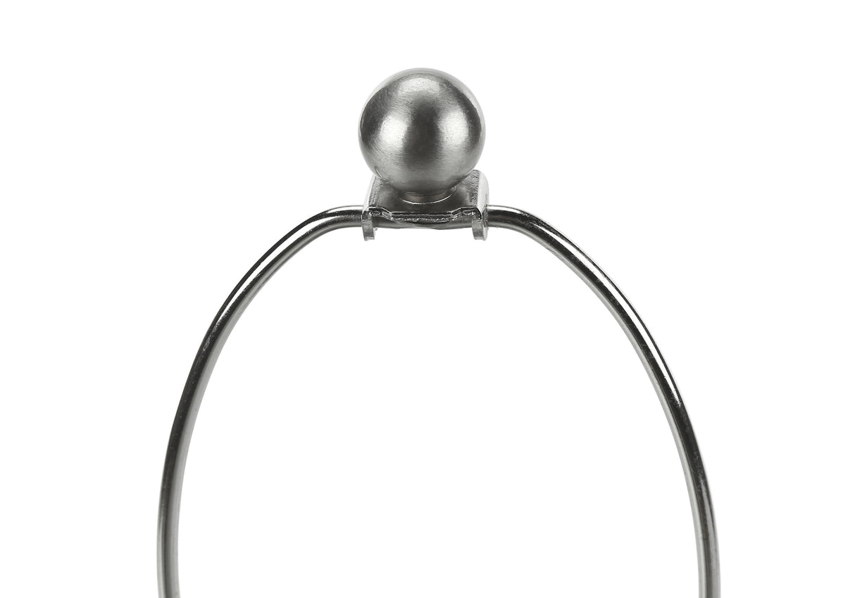 Contemporary Nickel USB Table Lamps – Set of 2