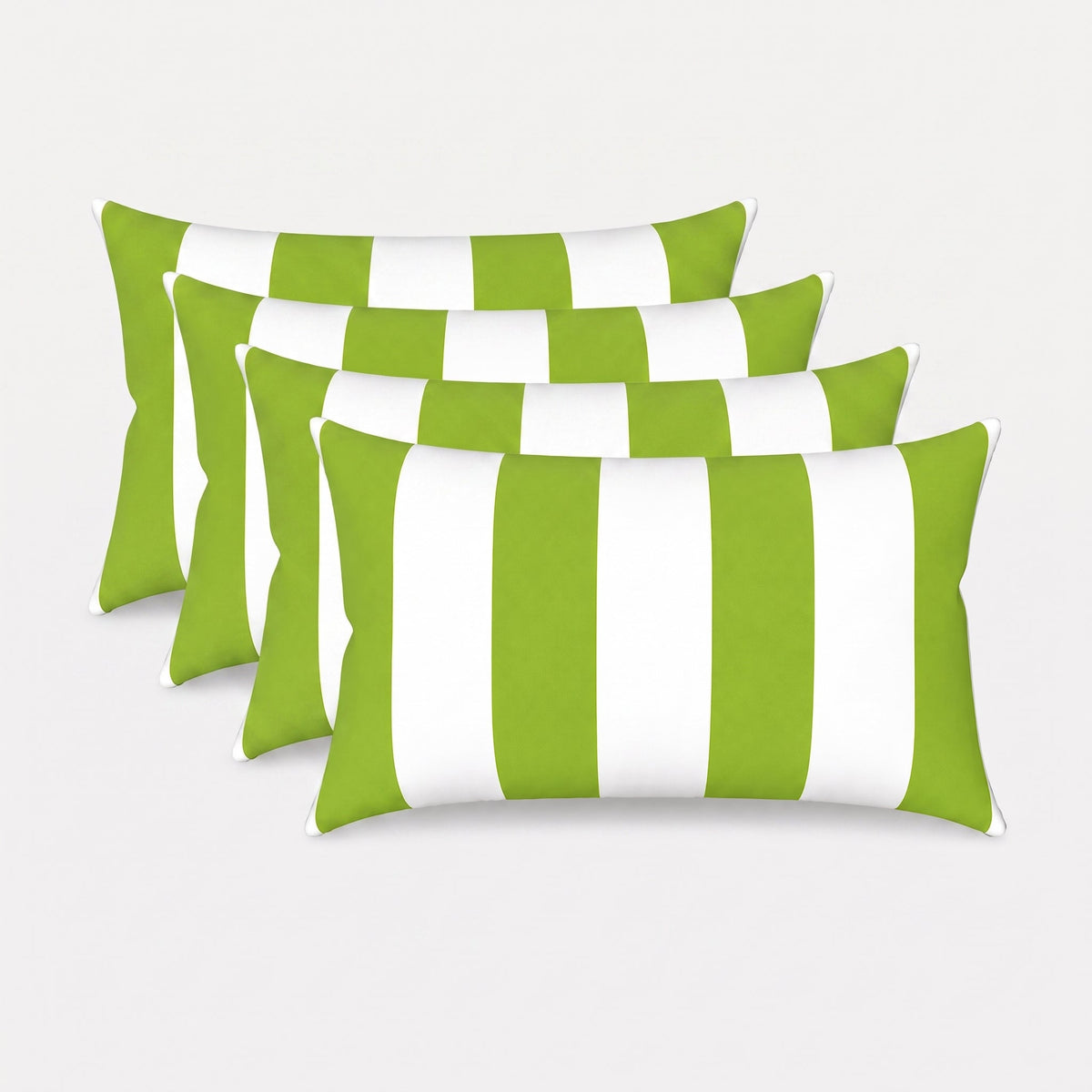 4 Pack Outdoor Lumbar Pillow with Inserts
