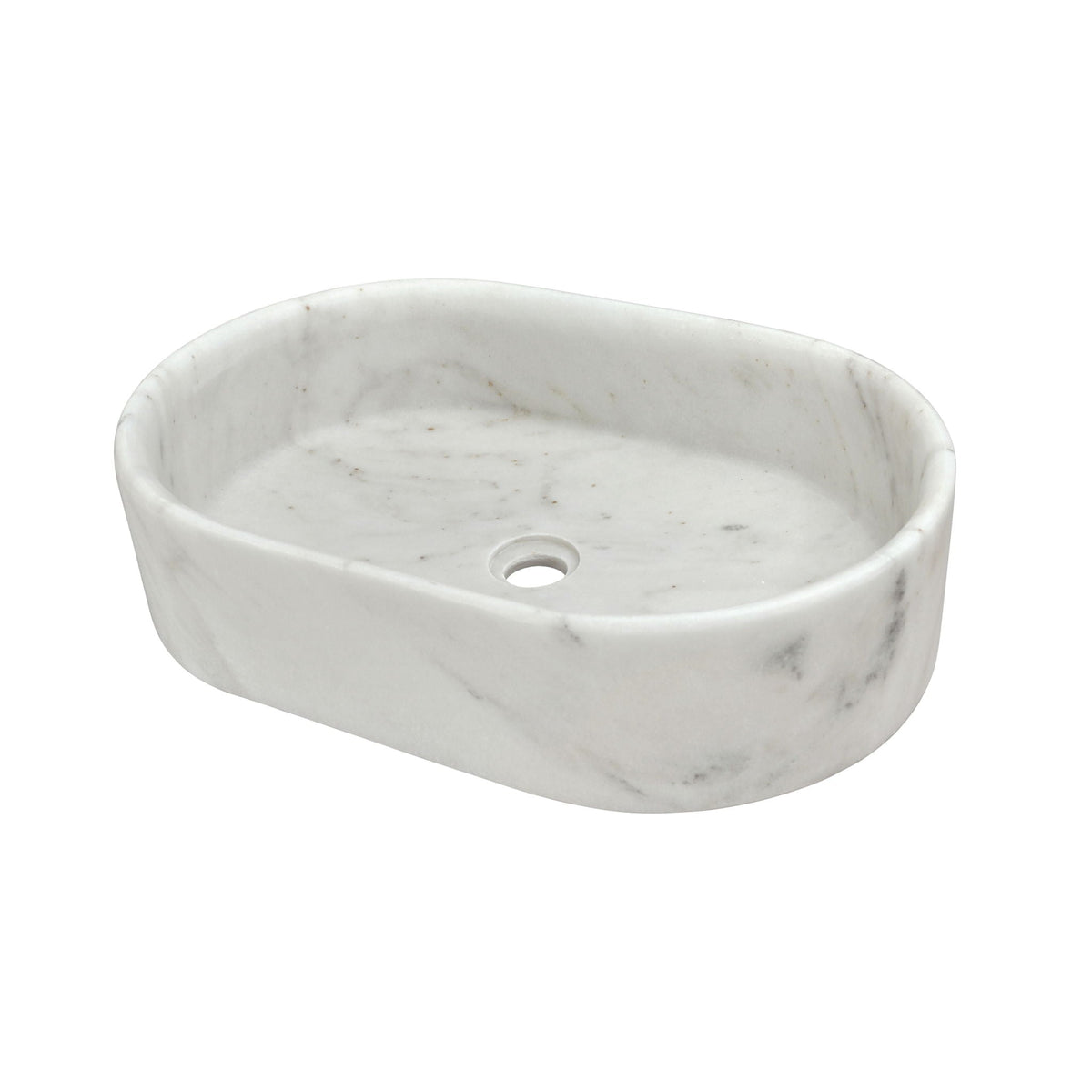 Bathroom Vessel Sink, Semi Polished Surface