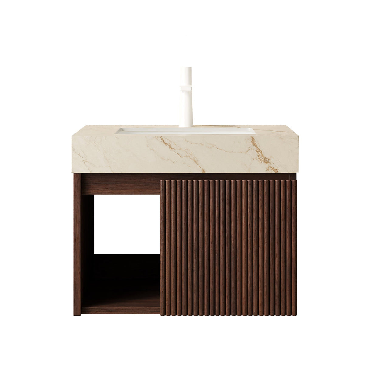 Eiden 24" Bathroom Vanity & Sink, Floating Storage Cabinet
