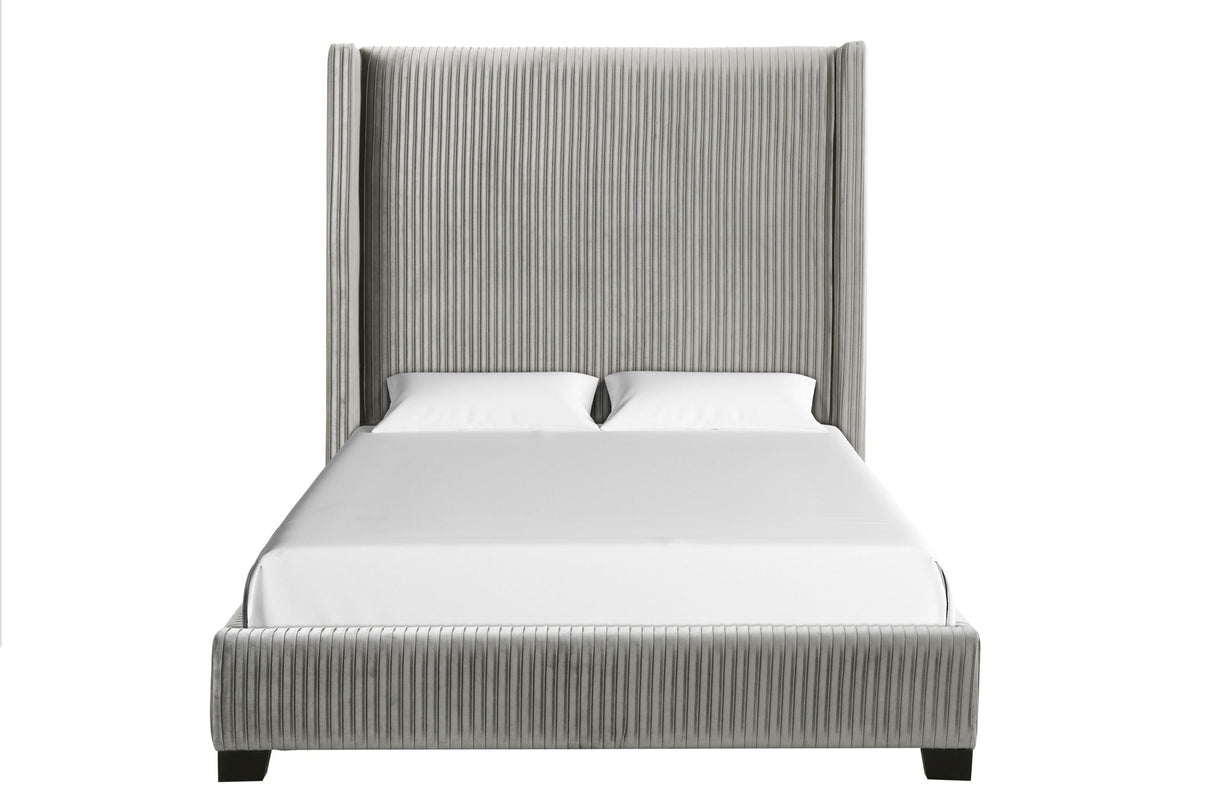 Upholstered Bed, Space-Saving Design