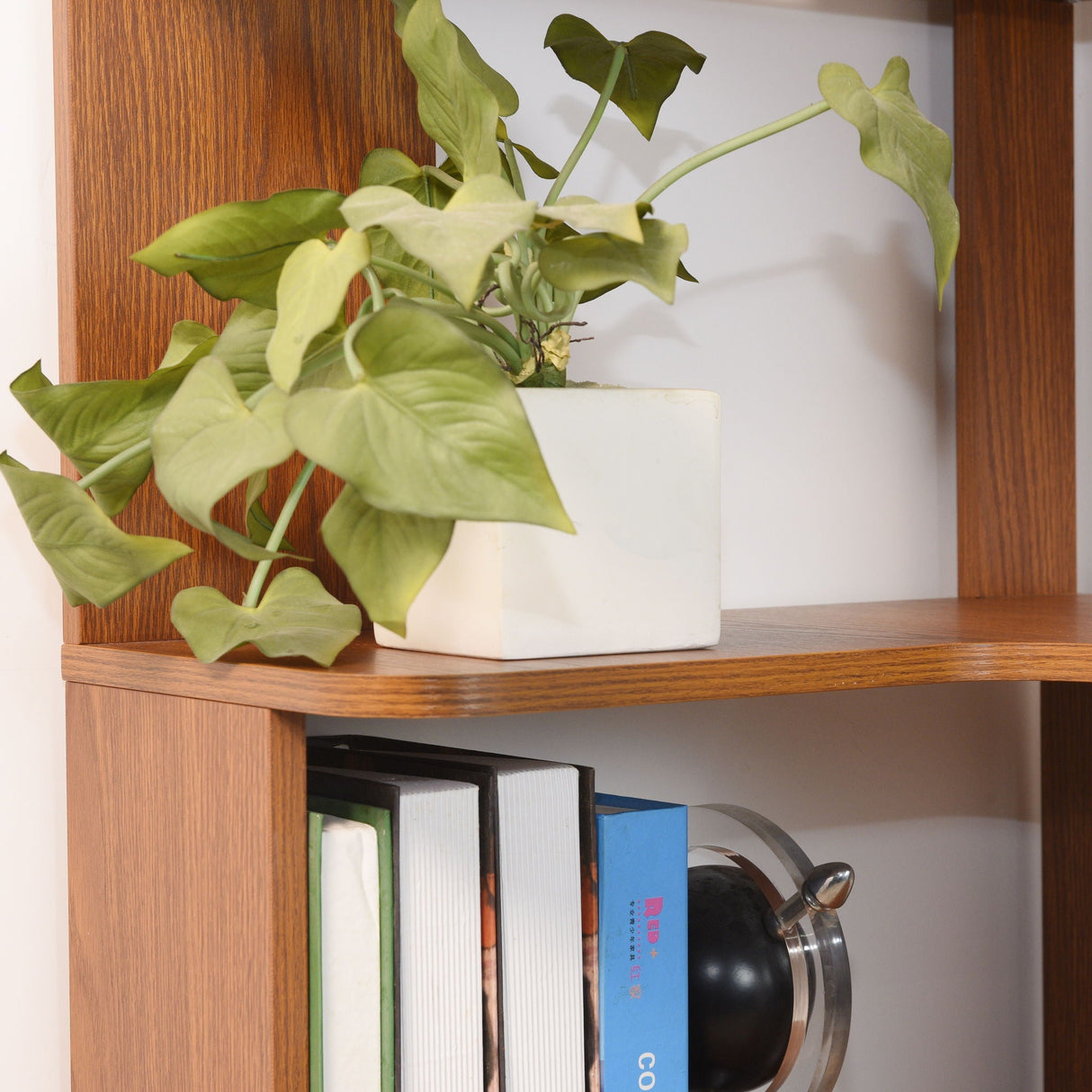 L-Shaped Corner Bookshelf