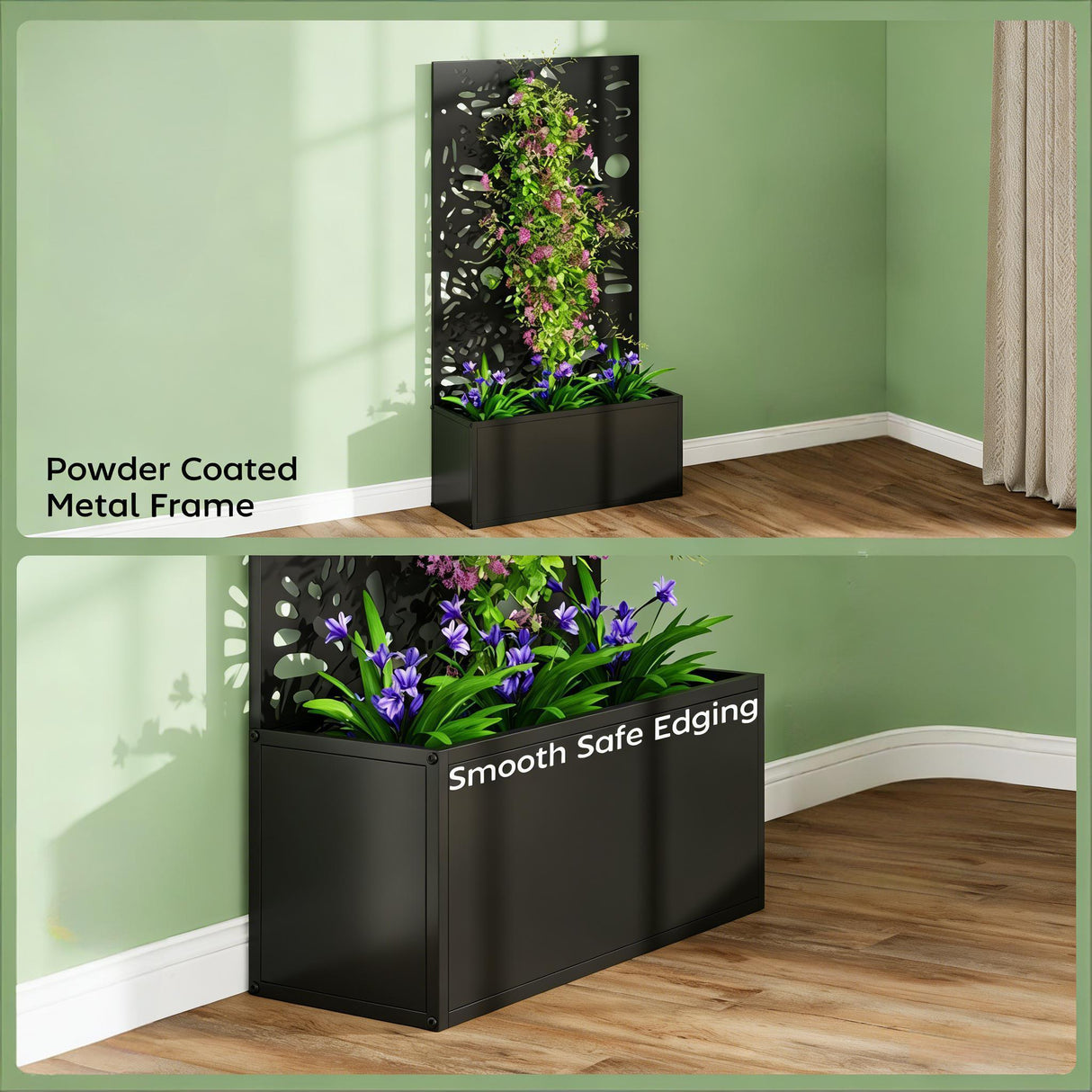 Stylish Plant Bed - Freestanding or Wall Mounted