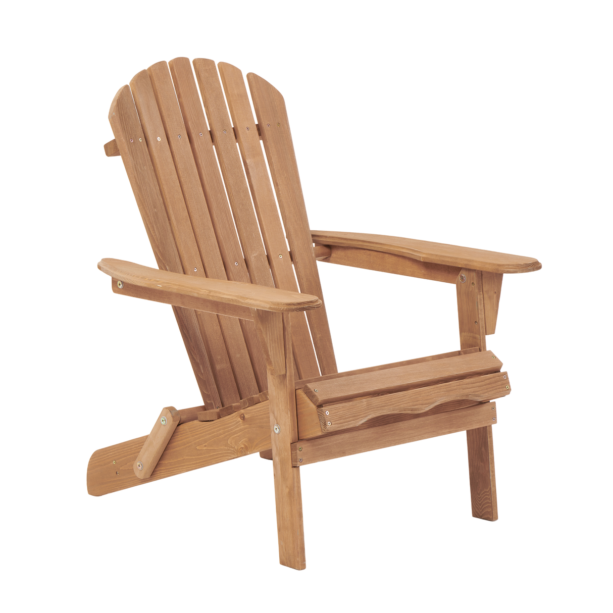 Outdoor Wooden Folding Adirondack Chair Set of 2
