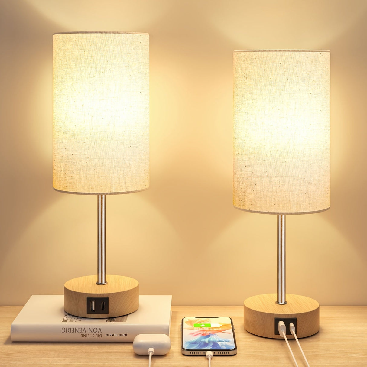 2-Pack-Touch-Control-USB-Table-Lamps-–-3-Way-Dimmable-LED-Bedside-Light-Set-Lamps