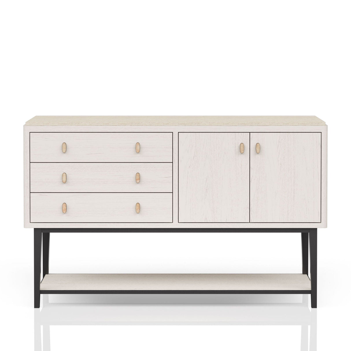 Server With Base - White