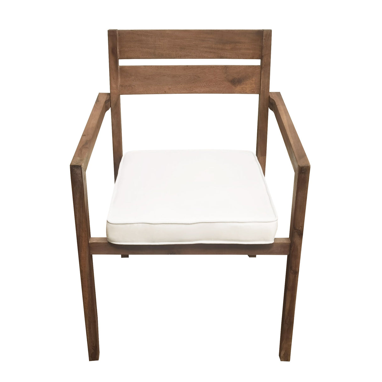 7 Pieces Acacia Wood Outdoor Dining Set with Cushions