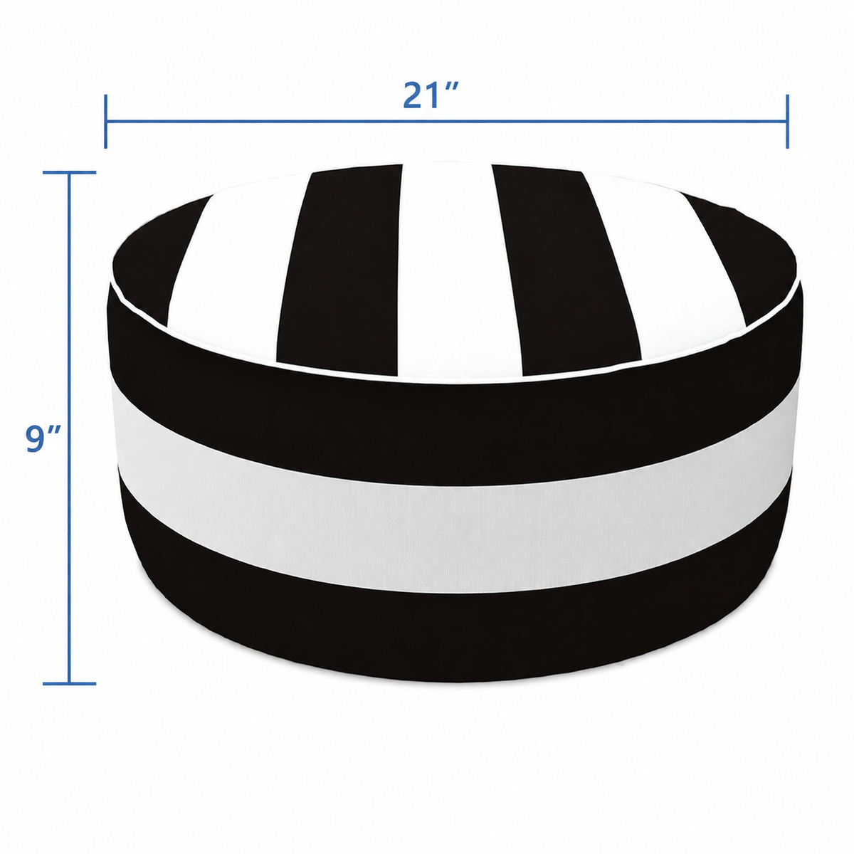 Outdoor Inflatable Ottoman – 21"x21"x9"