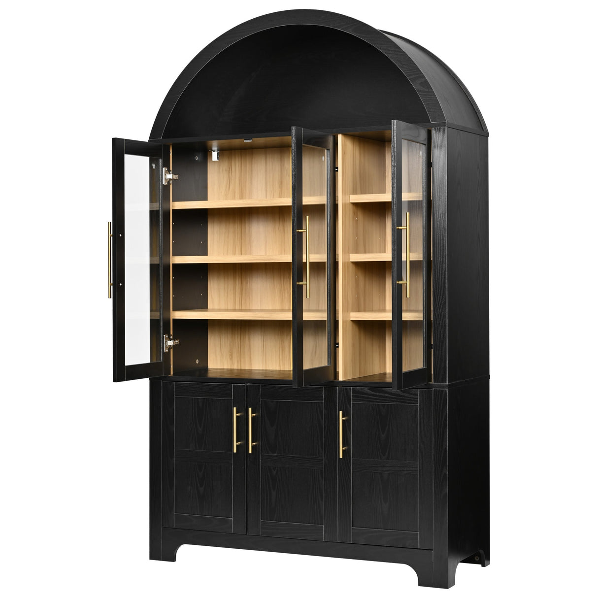 K&K 73" Tall Arched Kitchen Pantry