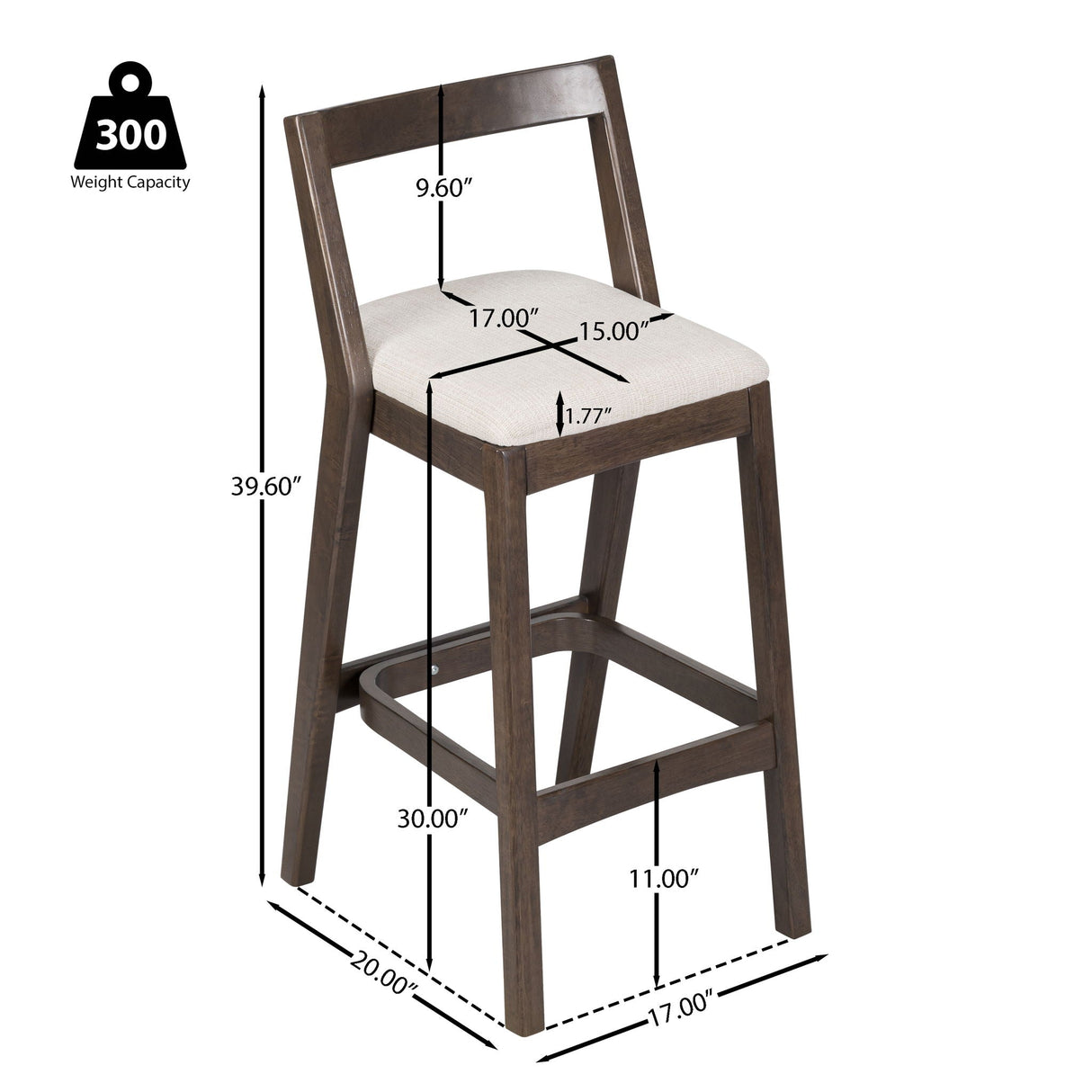 Jasper Indoor Barstool (Set of 2)