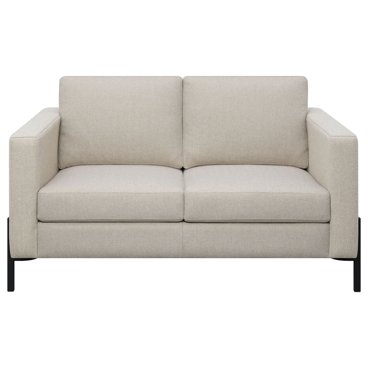 Dulcie - Loose Back Loveseat - Oatmeal