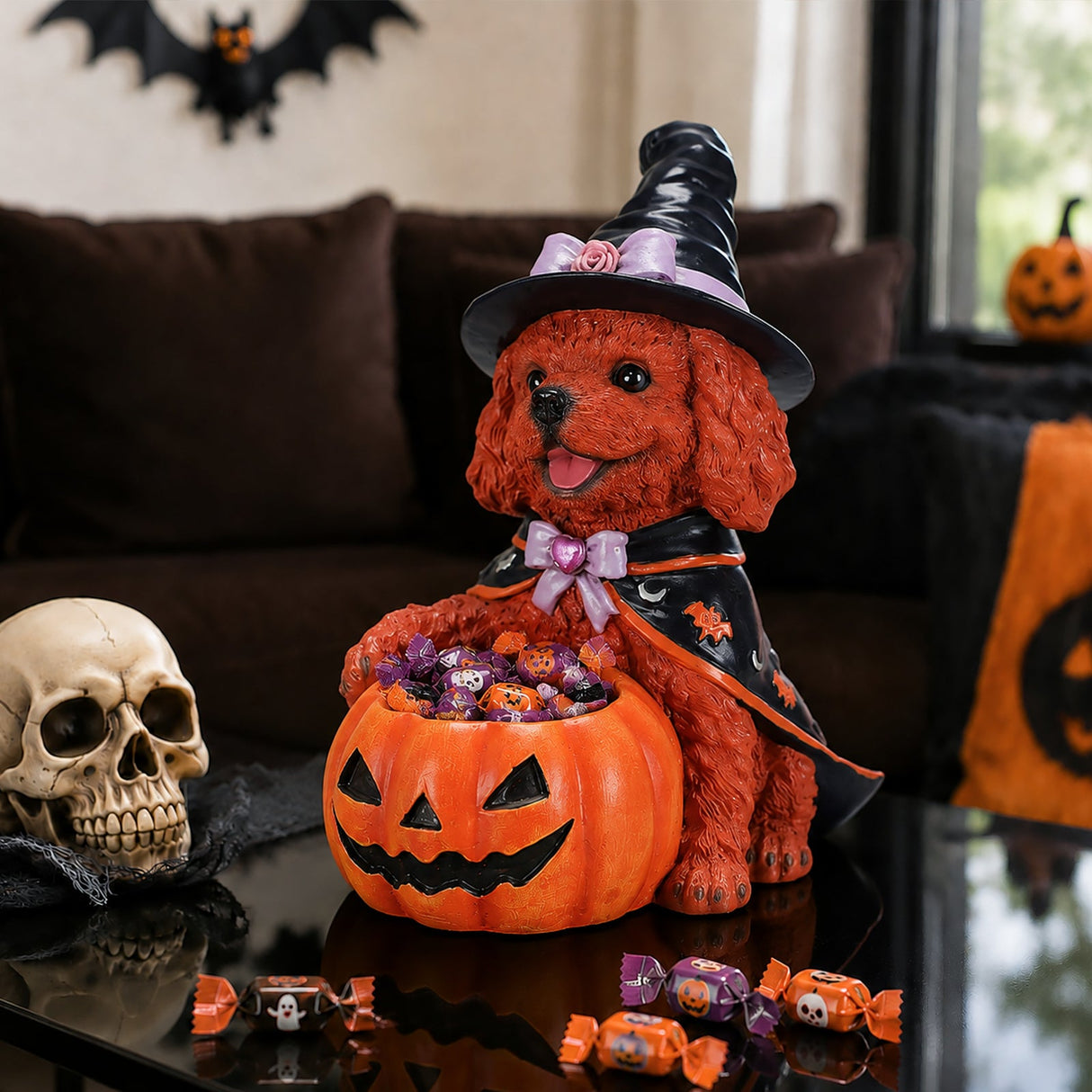 Halloween Puppy Figurine