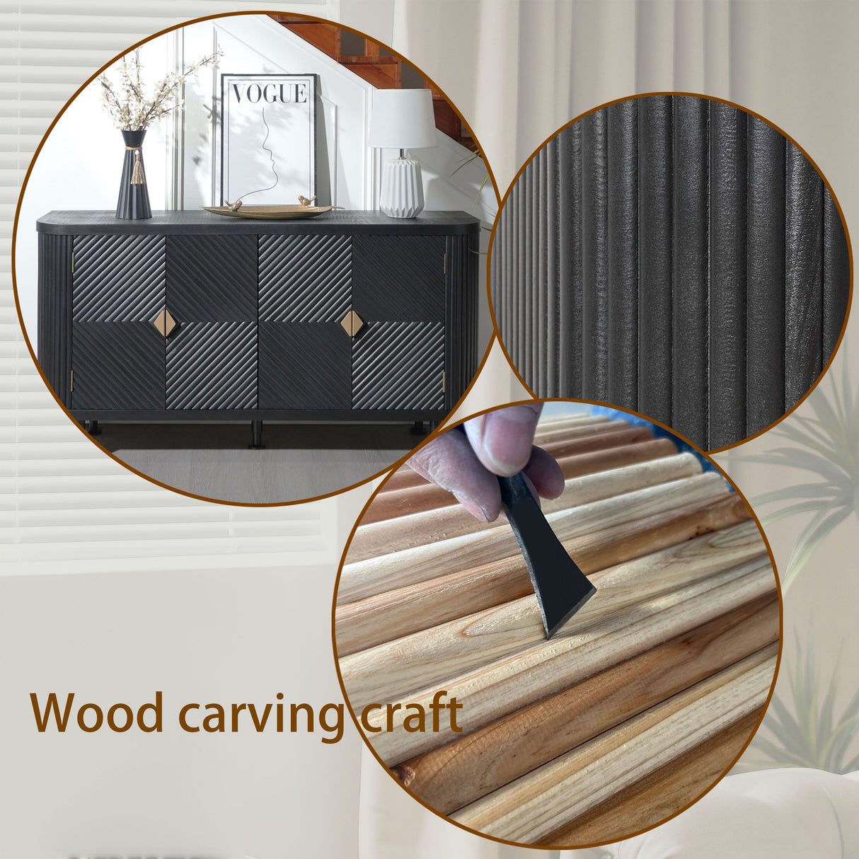 Modern Accent Buffet Cabinet