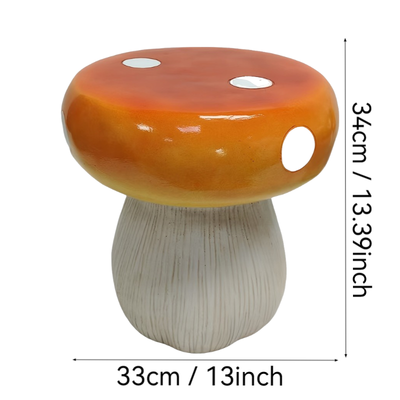 Mushroom Resin Model Stool
