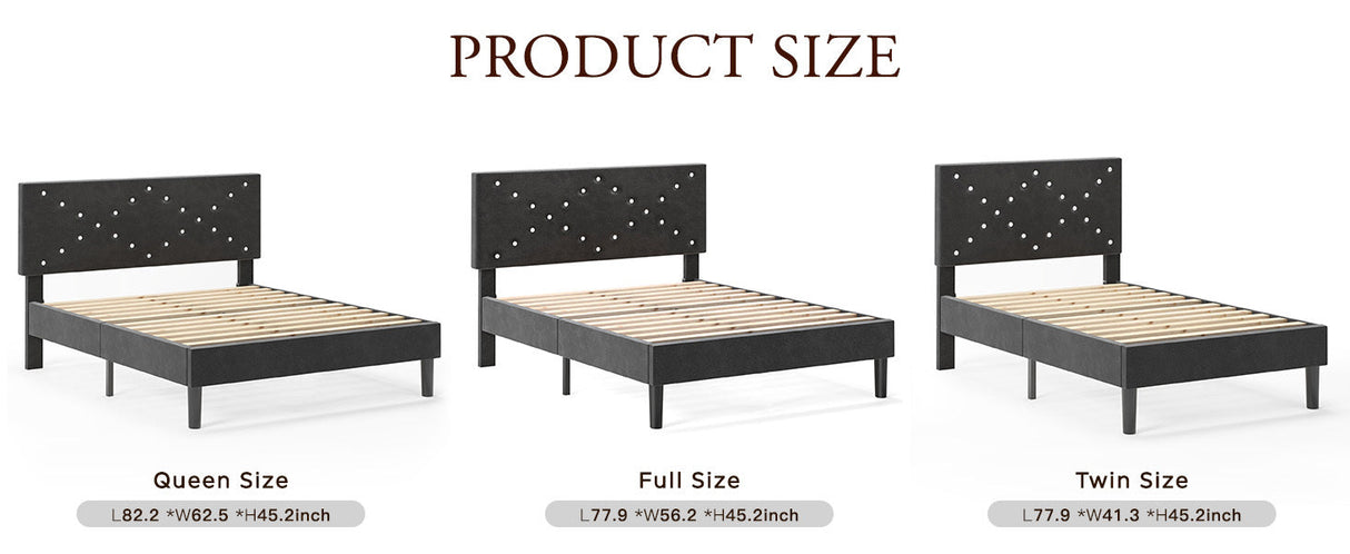 Upholstered Platform Bed