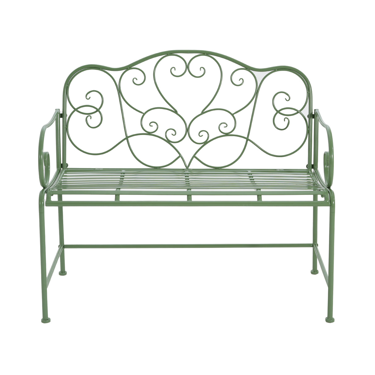 Sunnydaze Outdoor Garden Bench - Green