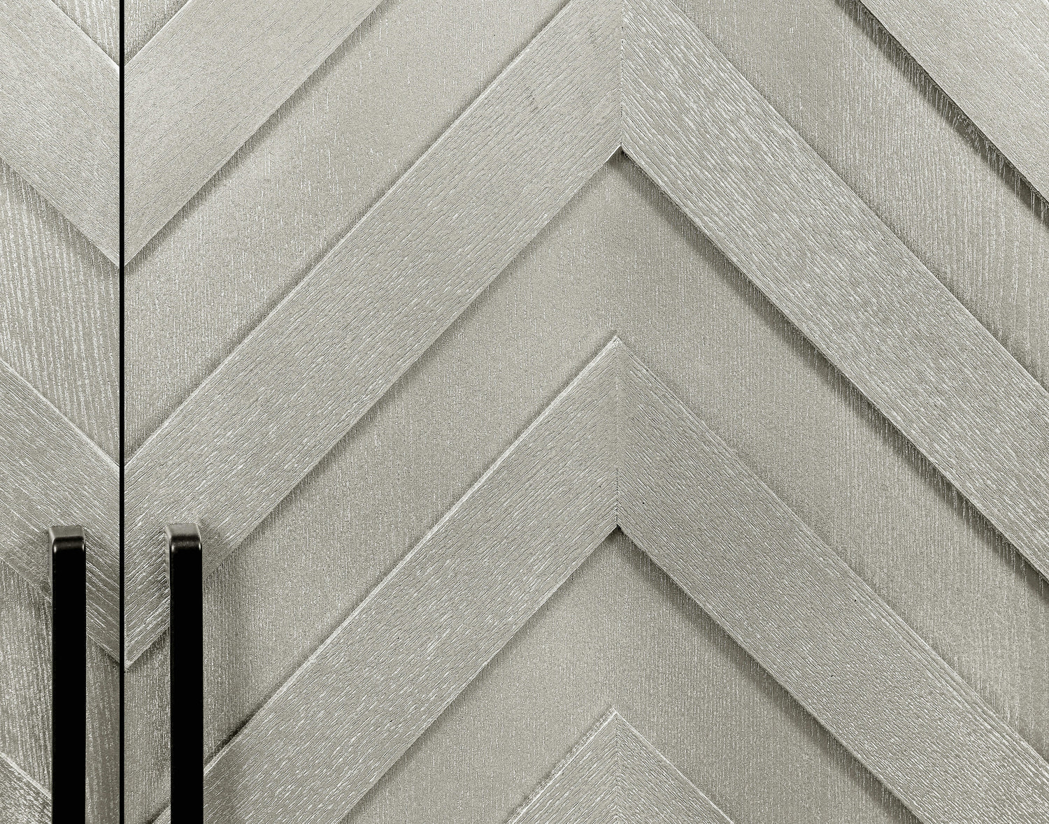 Chevron 4-Door Sideboard Cabinet