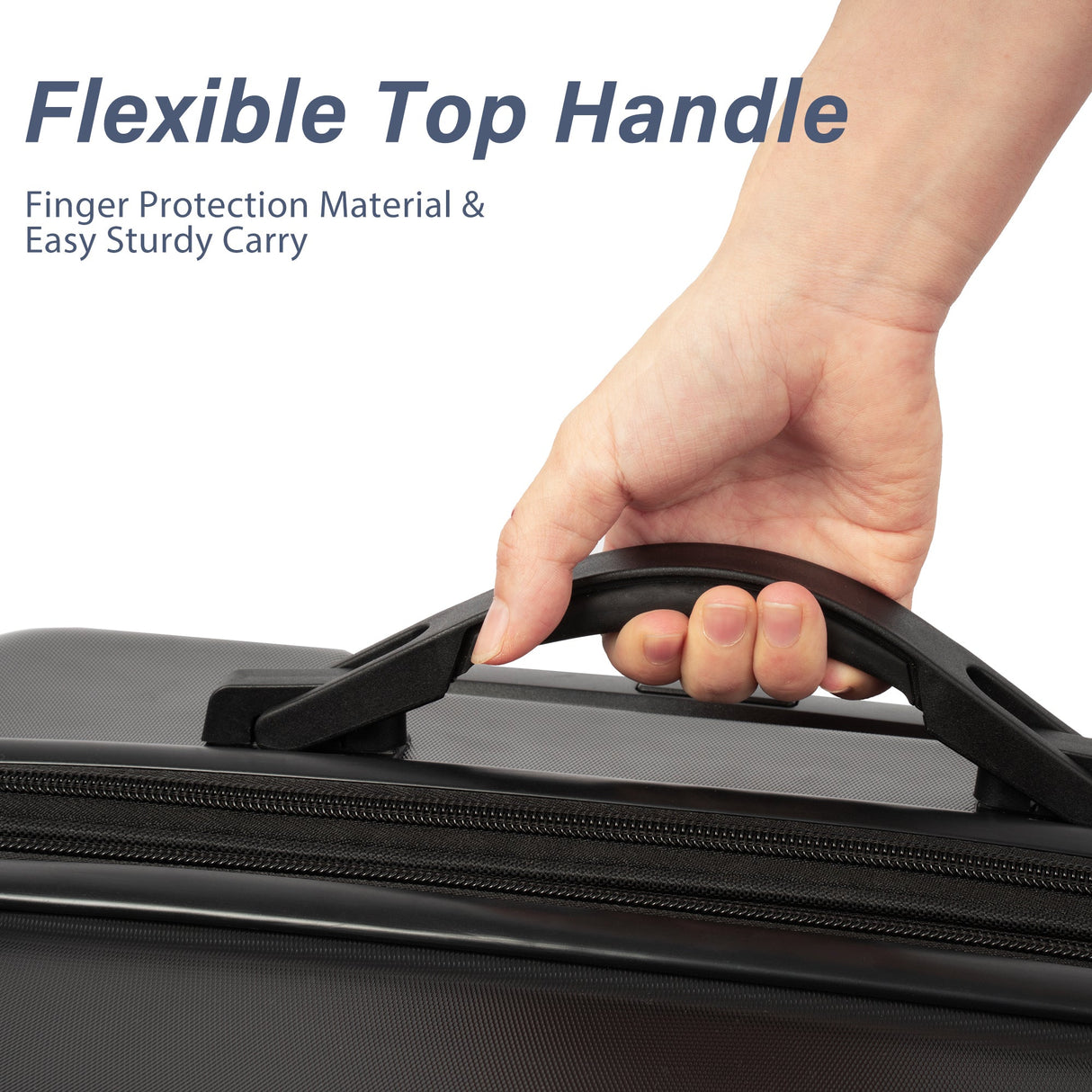 Hardshell Luggage Sets 3 Pcs Spinner Suitcase with TSA Lock