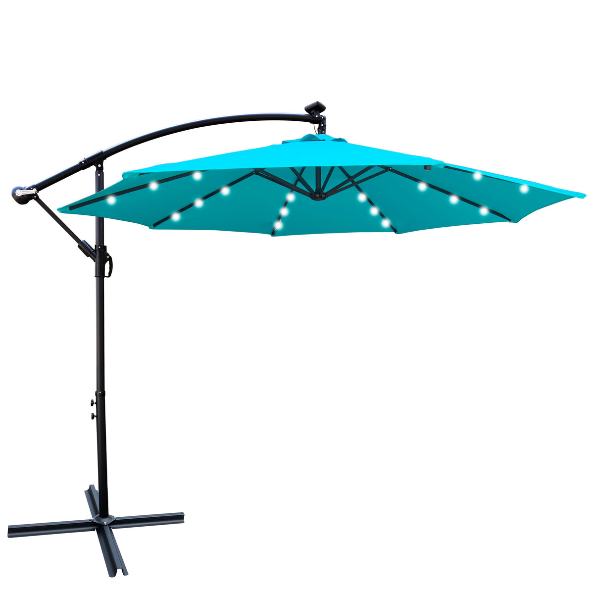 10 ft Outdoor Patio Umbrella Solar Powered LED Lighted Sun Shade – Tuesday Morning 10 ft Outdoor Patio Umbrella Solar Powered LED Lighted Sun Shade – Tuesday Morning