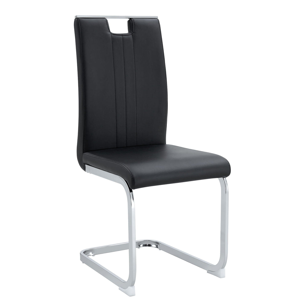 Bow Shaped Ergonomic Chairs with Non-Slip Base - Black or White