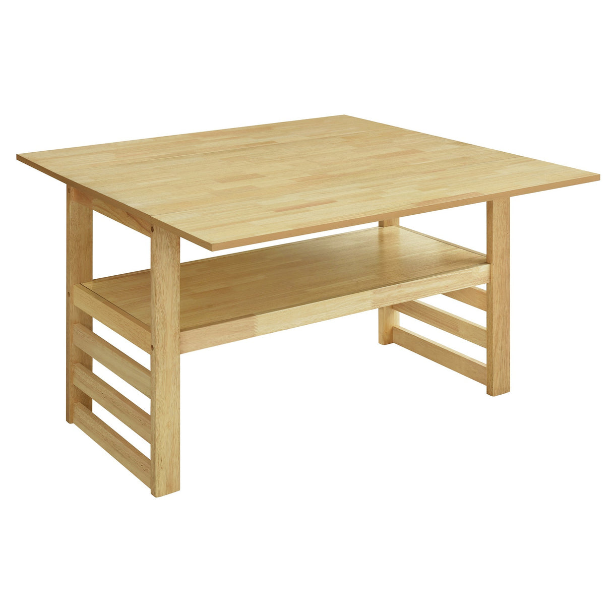 TOPMAX Modern 5-Piece Extendable Wood Dining Table Set