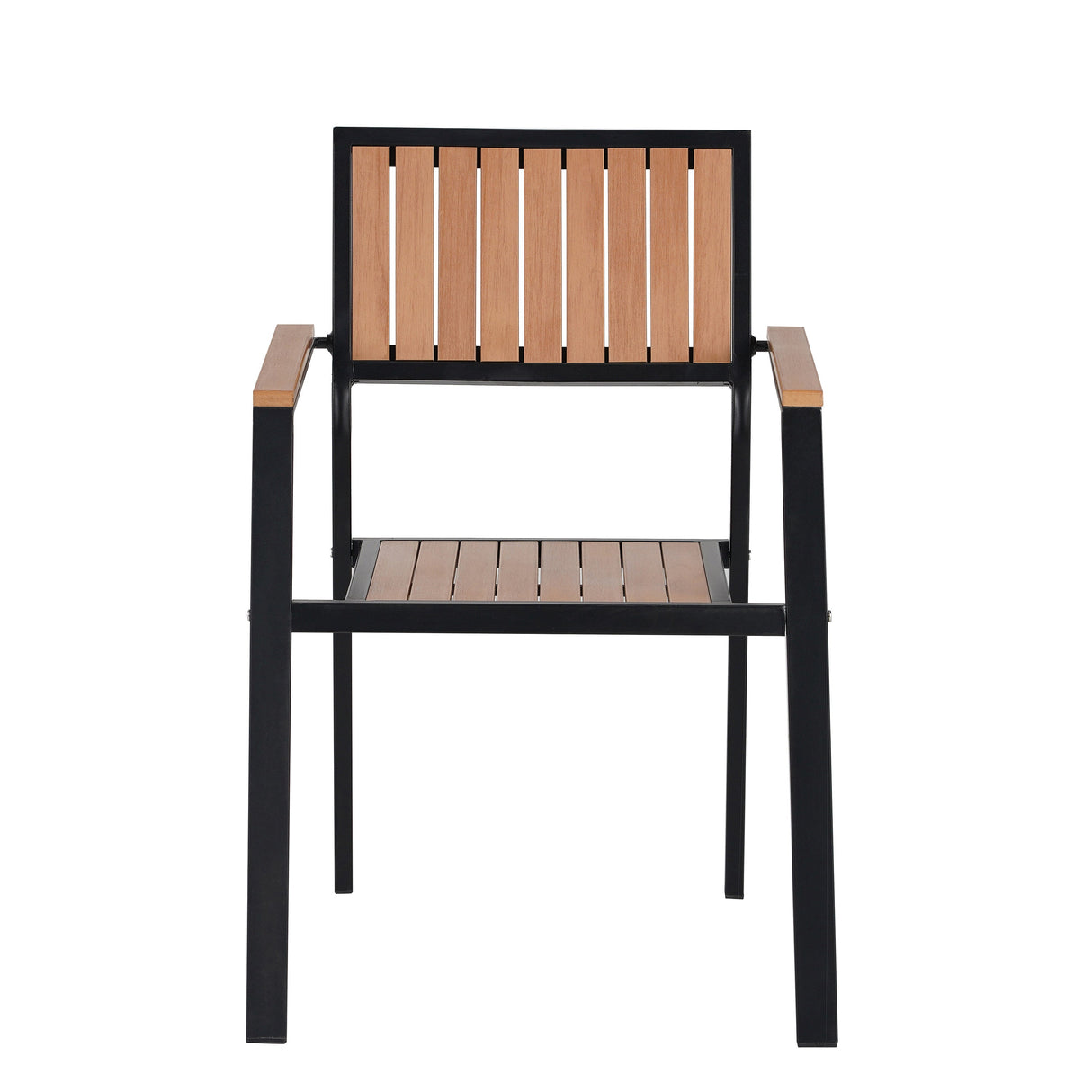 Outdoor Dining Set With Extendable Table And Six Chairs