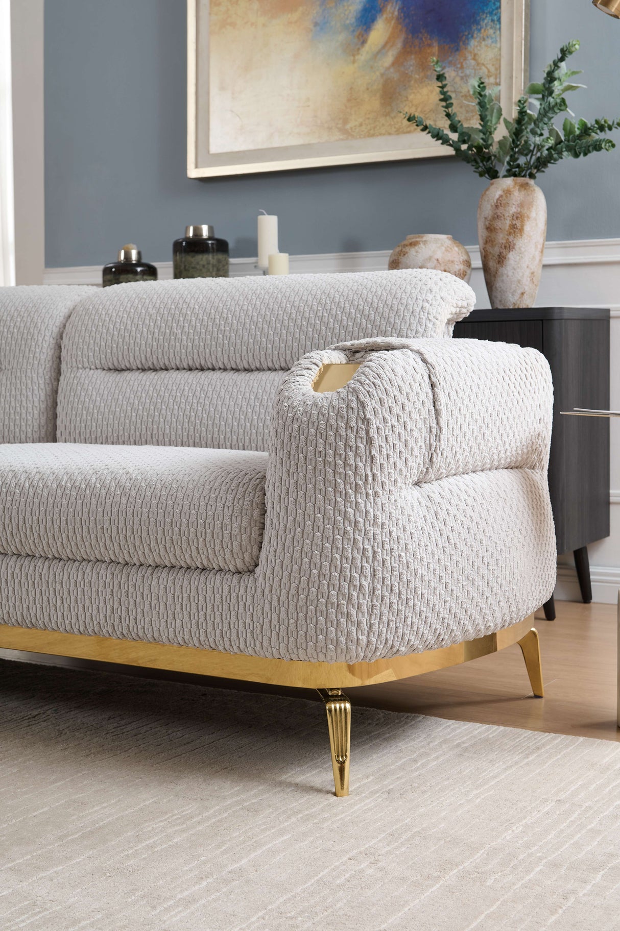 Zoe Modern Style 2PC Living Room Set