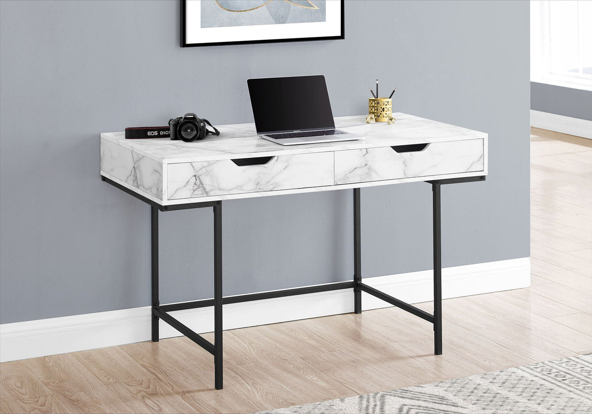 Computer Desk for Home Office with Storage Drawers, Contemporary & Modern