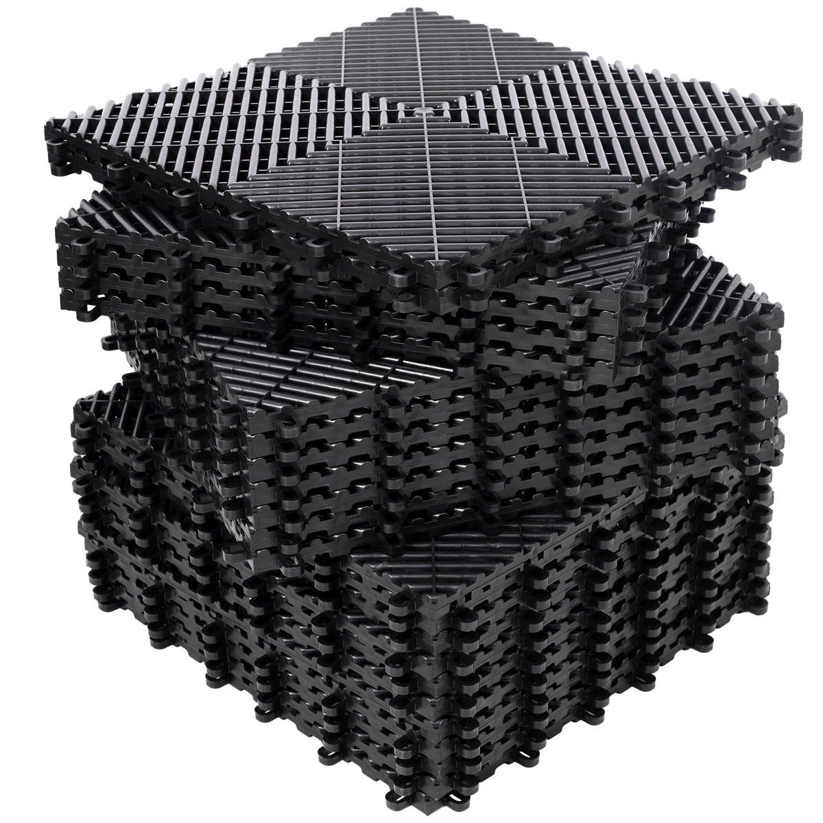 25pcs Plastic Garage Floor Mats