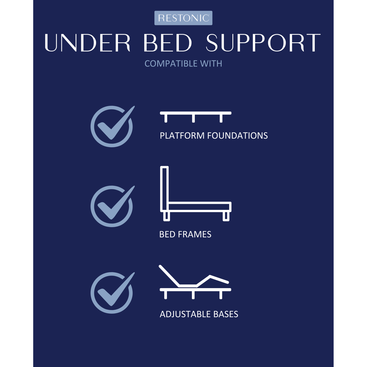 Restonic ComfortCare Hybrid Firm Mattress & 12-Piece Premium Comfort Bedding Pack - Queen Size