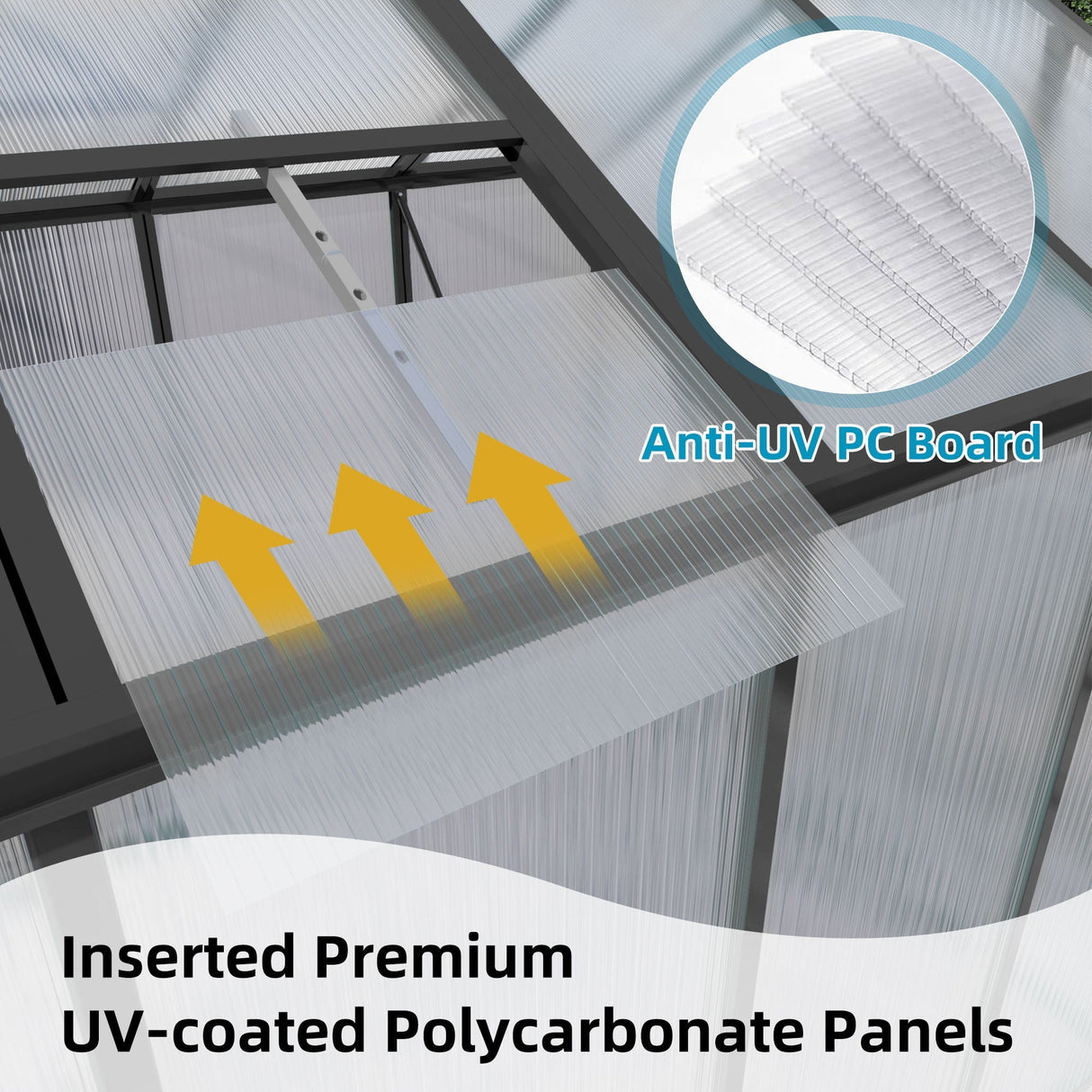 Gain Height Windproof All Season Outdoor Garden Shelter