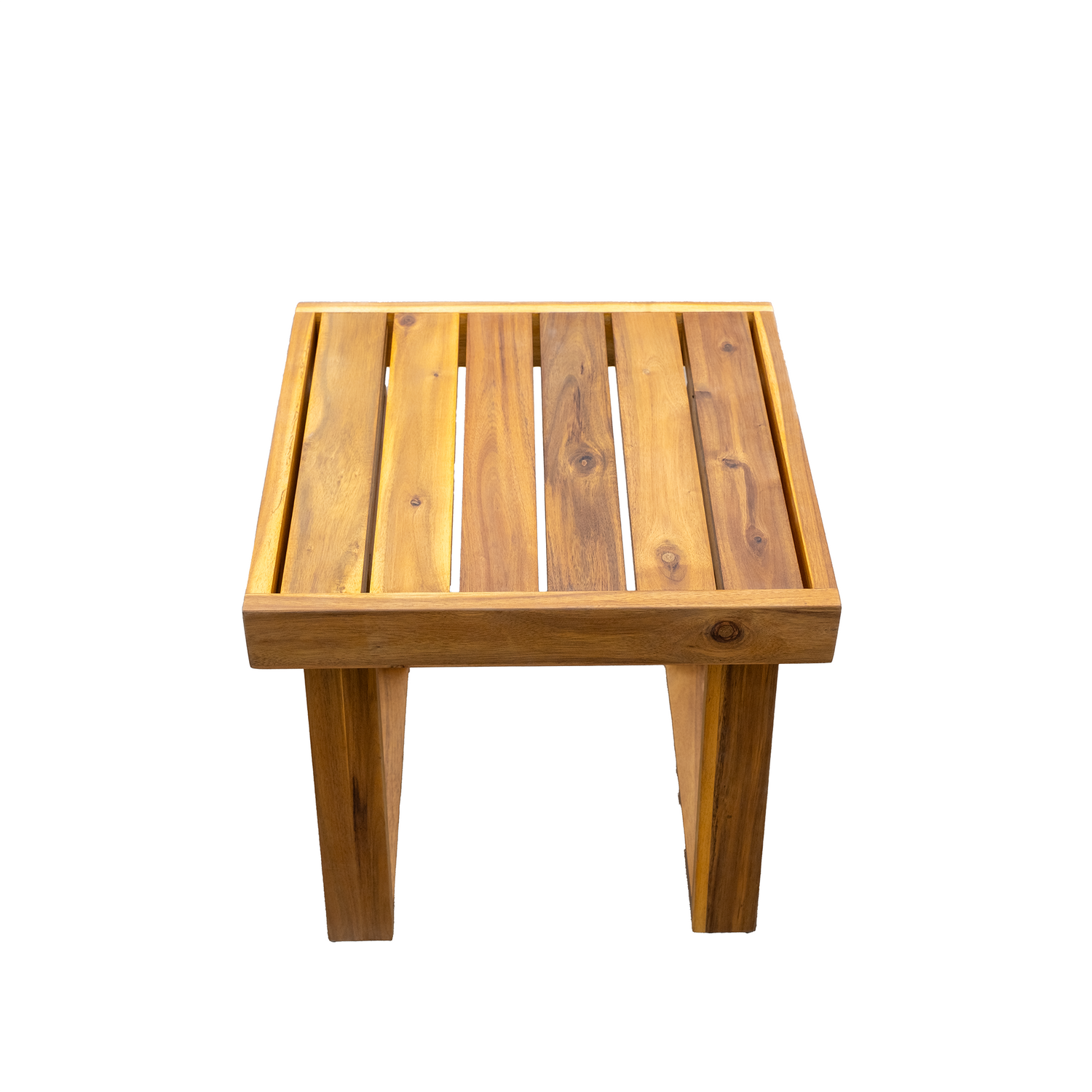 The Lunar Acacia Wood Outdoor Lounge Set with Side Table