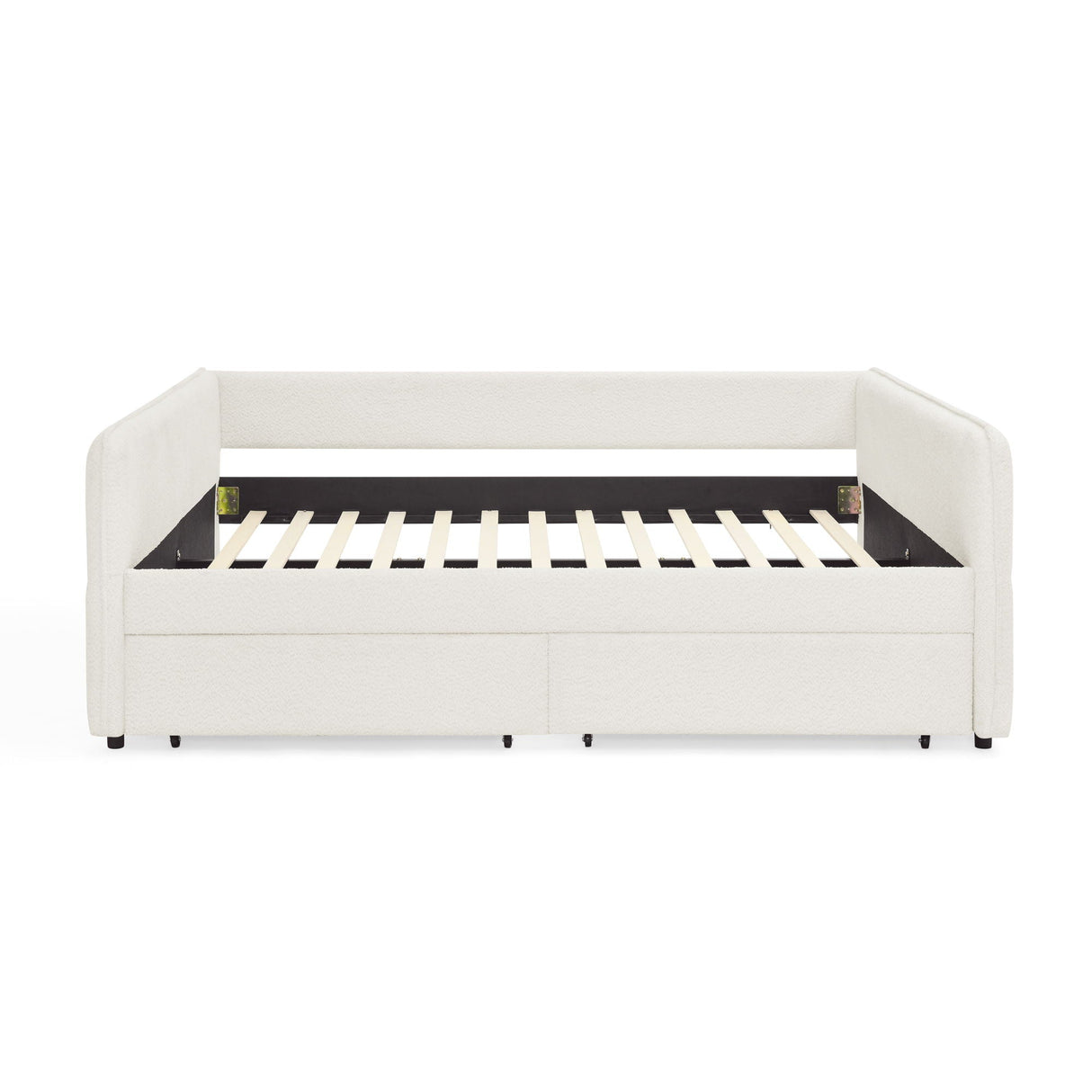 Upholstered Daybed & 2 Drawers
