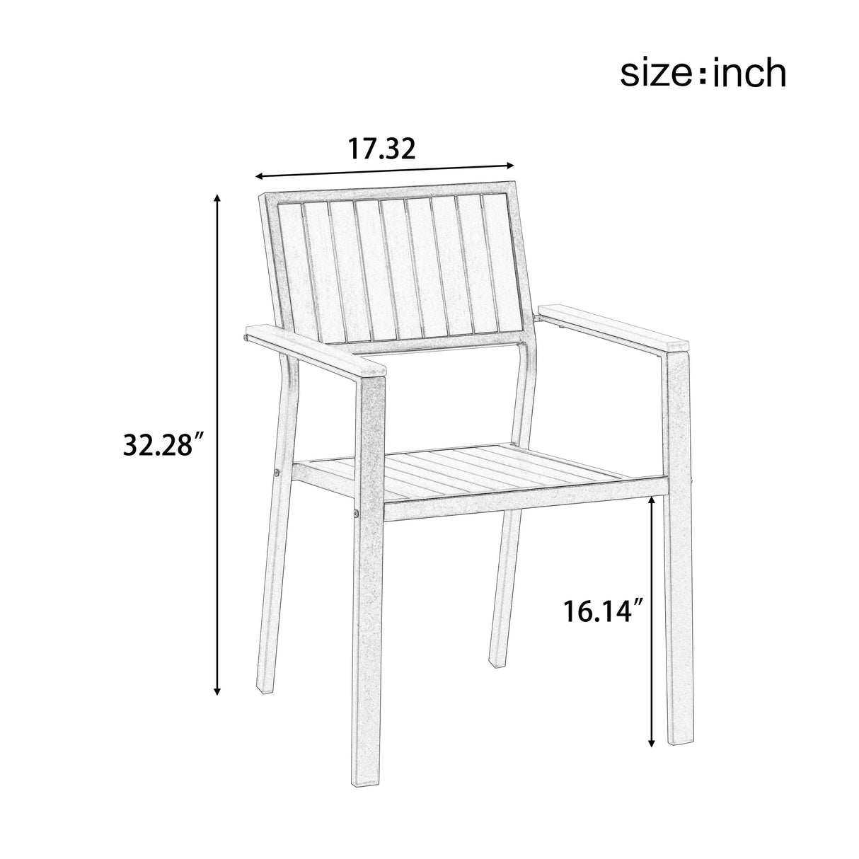 Outdoor Dining Set With Extendable Table And Six Chairs