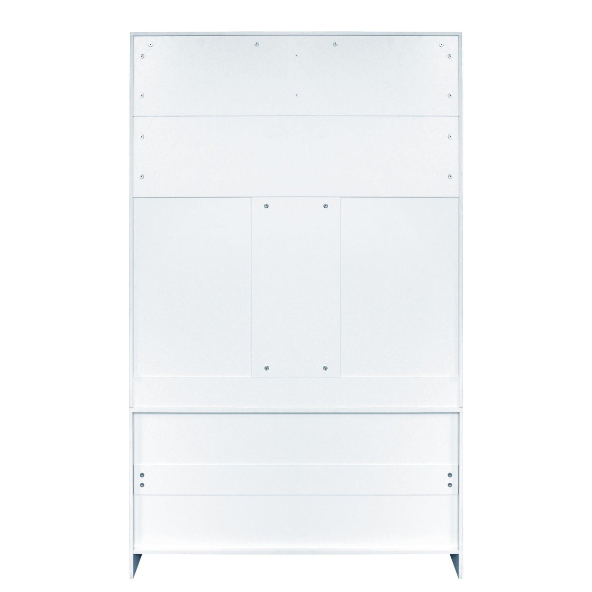 Entryway Bench With Coat Rack, 3 In 1 Design And Adjustable Shelves