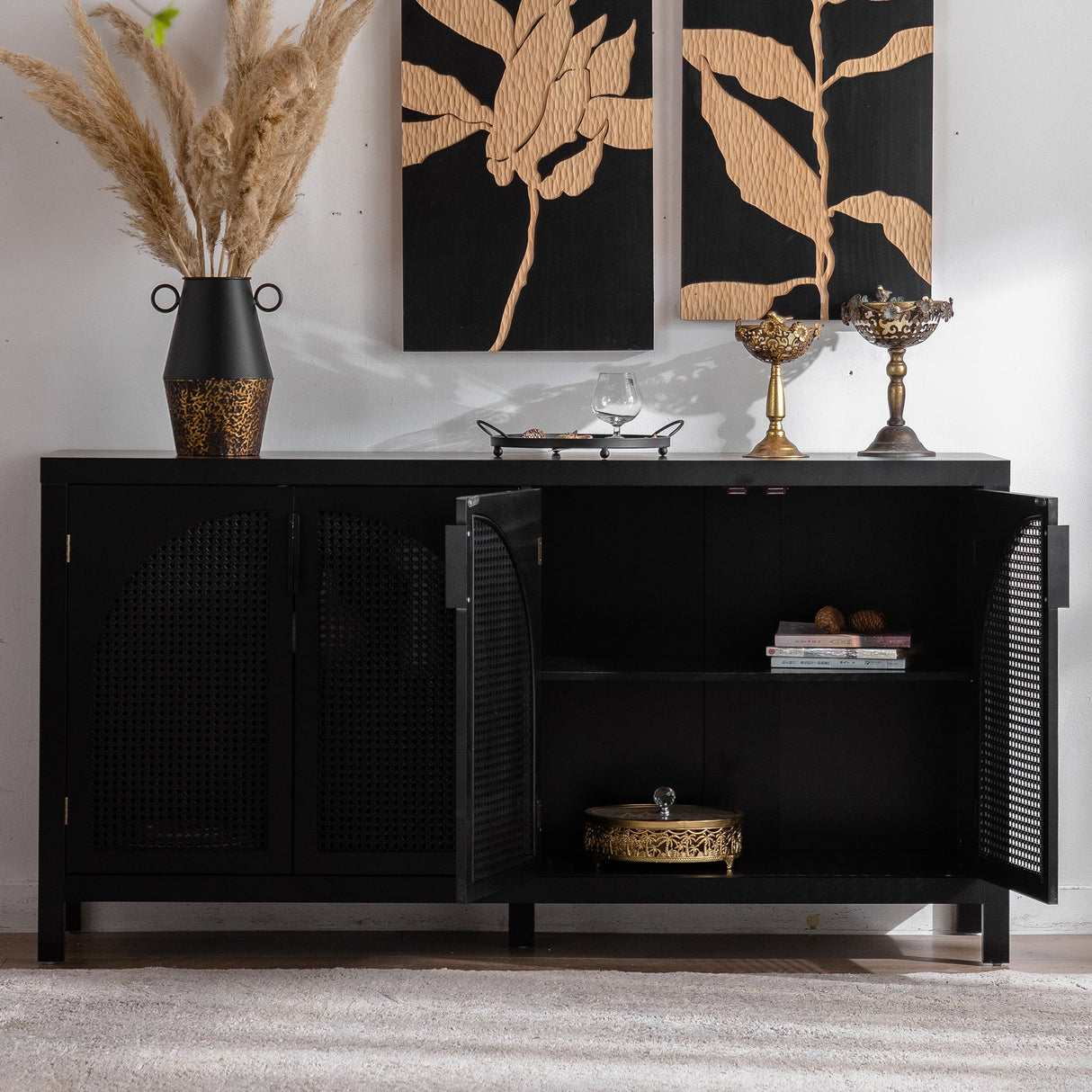 Modern Storage Sideboard Buffet Cabinet