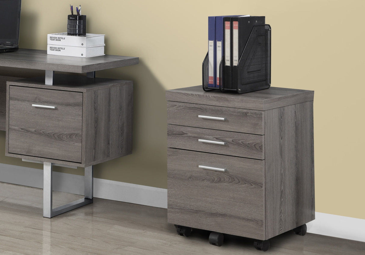 Rolling Mobile File Cabinet with Storage Drawers & Printer Stand