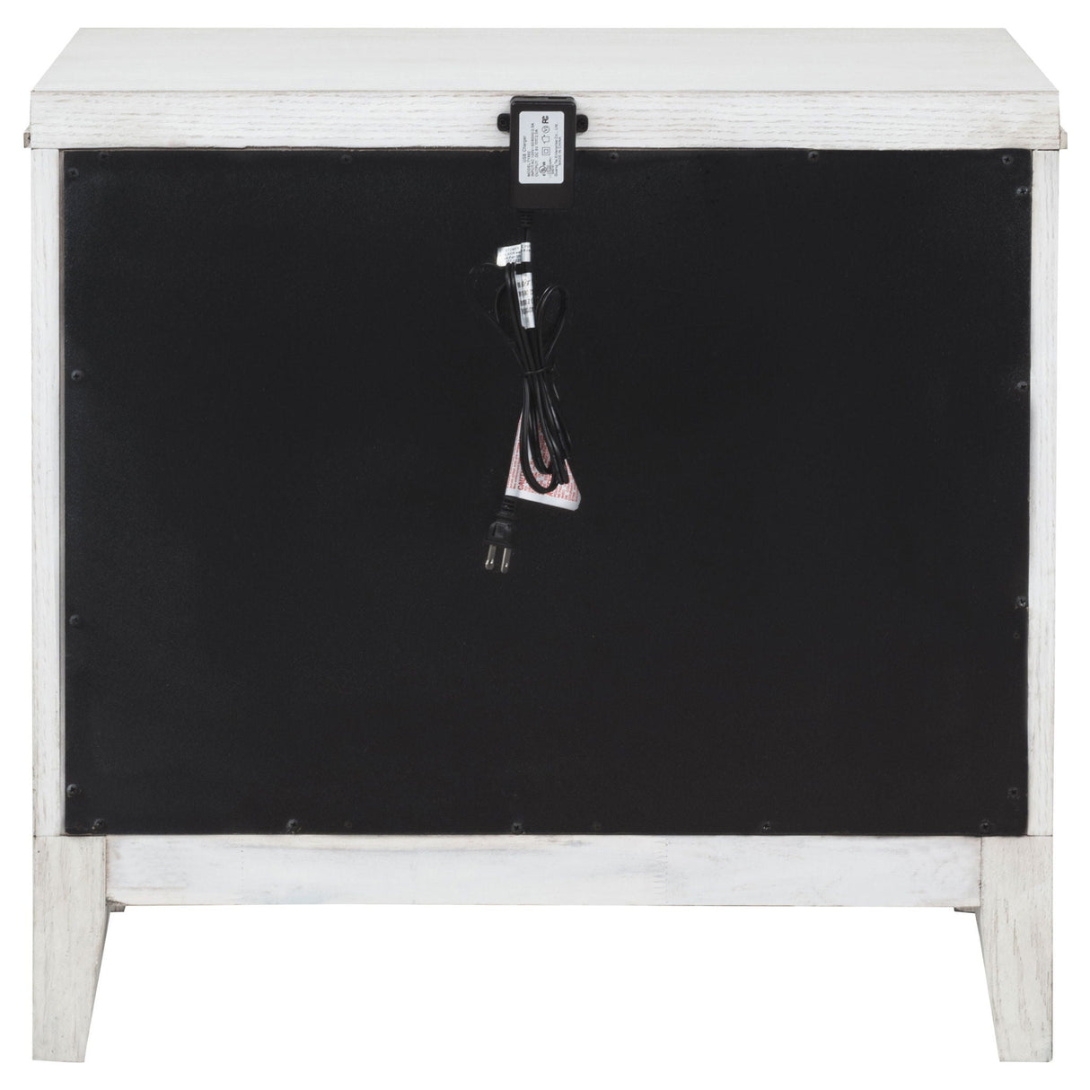 Marielle 2-drawer Nightstand Bedside Table Distressed White