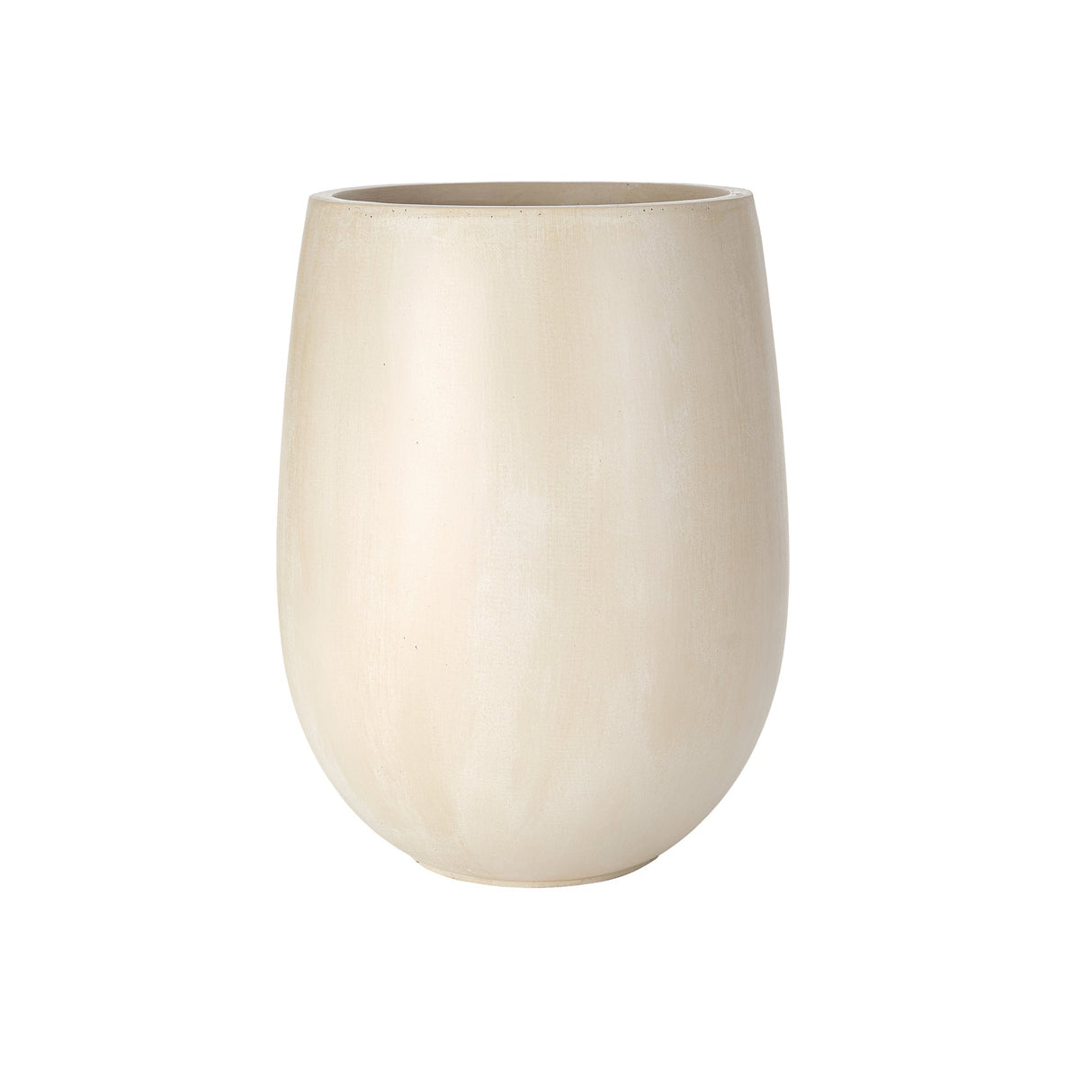 U_STYLE Lightweight Round MGO Outdoor Planter Set - 3 Sizes