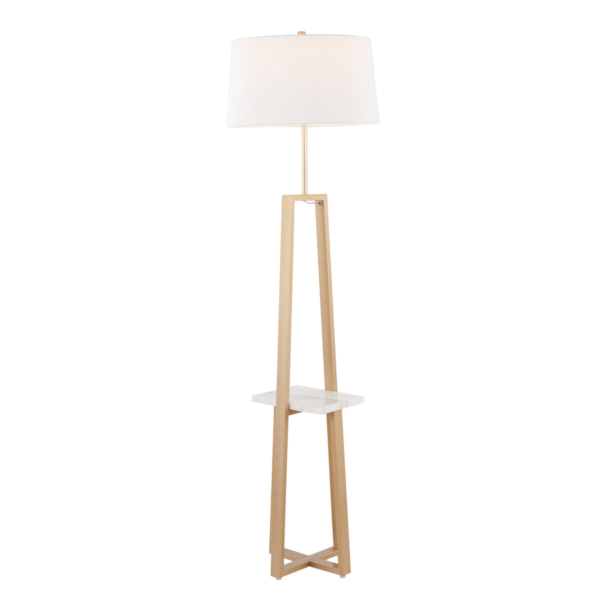Cosmo Shelf Contemporary Glam Floor Lamp